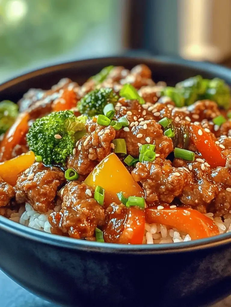 In the fast-paced world we live in, finding a meal that is both quick to prepare and satisfying can be a challenge. Enter the Crispy Beef Rice Bowl—a delightful fusion of flavors and textures that promises to transform your busy weeknights into culinary adventures. This recipe showcases the perfect harmony of ground beef, fresh vegetables, and perfectly cooked jasmine rice, making it an ideal option for a nutritious dinner any day of the week.