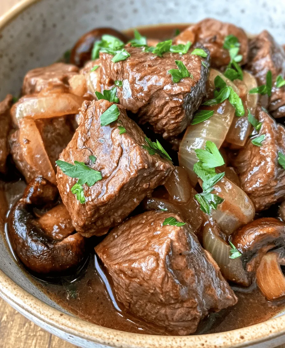 There’s nothing quite like the aroma of a home-cooked meal wafting through the kitchen, and when it comes to comfort food, few dishes can rival the appeal of Savory Slow-Cooked Beef Tips with Rich Gravy. This hearty dish is a perfect marriage of tender beef, rich gravy, and aromatic herbs, making it an ideal choice for family dinners, special occasions, or simply a cozy night in. The beauty of this recipe lies not only in its rich flavors but also in its simplicity; it allows you to prepare a sumptuous meal with minimal effort while letting your slow cooker do the heavy lifting.