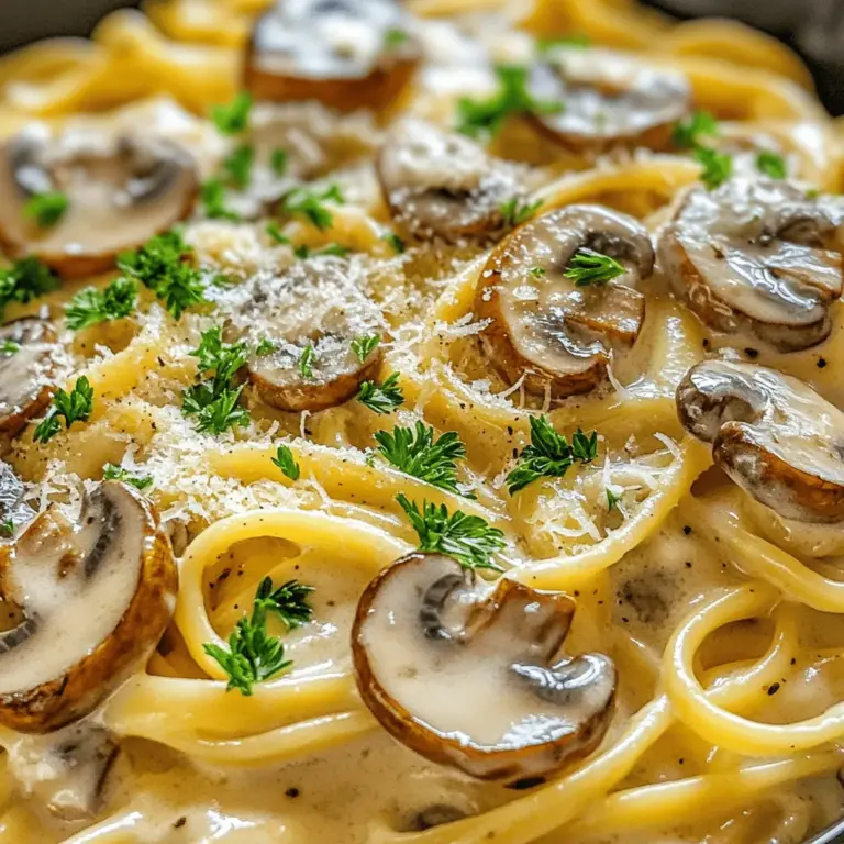 Mushroom Delight Pasta is a dish that brings together the earthy flavors of mushrooms with a luscious creamy sauce, creating an exquisite culinary experience that delights the senses. This recipe is not only a feast for the taste buds but also a celebration of simplicity in cooking. Perfect for both weeknight dinners and special occasions, Mushroom Delight Pasta showcases how a few high-quality ingredients can come together to create a memorable meal.