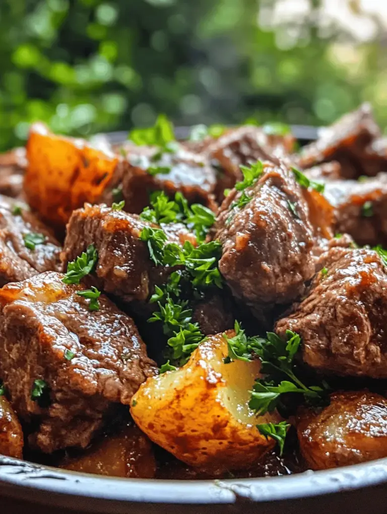 If you're searching for a dish that effortlessly combines comfort and flavor, look no further than Slow Cooker Garlic Butter Beef Bites & Potatoes. This hearty recipe not only warms the soul but also tantalizes the taste buds with its rich garlic and buttery flavors. The allure of this dish lies in its simplicity and the way it transforms basic ingredients into a satisfying meal that the whole family can enjoy.