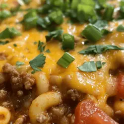 Chili Mac Dinner is a beloved comfort food that combines the heartiness of chili with the satisfying texture of macaroni. This dish has been a staple in many American households for decades, cherished for its robust flavors and filling nature. In this article, we will guide you through a Quick & Easy Chili Mac recipe, perfect for busy weeknights when time is of the essence, yet you still crave something delicious. In just 30 minutes, you can whip up a meal that not only pleases the palate but also nourishes the body.