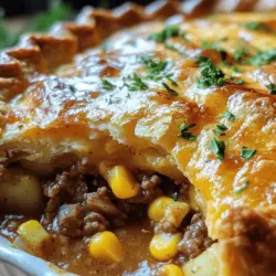 Hillbilly Pie is not just a dish; it's a warm embrace on a plate, perfect for those chilly evenings or family gatherings where comfort food reigns supreme. This hearty, savory pie embodies the essence of home-cooked meals, making it an ideal choice for anyone looking to indulge in something truly satisfying. With its rich filling and golden crust, Hillbilly Pie brings together flavors that are both rustic and familiar, inviting everyone to dig in with a smile.