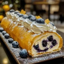 The Blueberry Roll Cake is a delightful dessert that combines the freshness of juicy blueberries with the lightness of sponge cake, making it a perfect treat for any occasion. With its vibrant colors and luscious flavors, this roll cake not only captivates the eyes but also tantalizes the taste buds. Whether you're celebrating a birthday, hosting a family gathering, or simply indulging in a sweet craving, the Blueberry Roll Cake is a versatile dessert that can elevate any event.