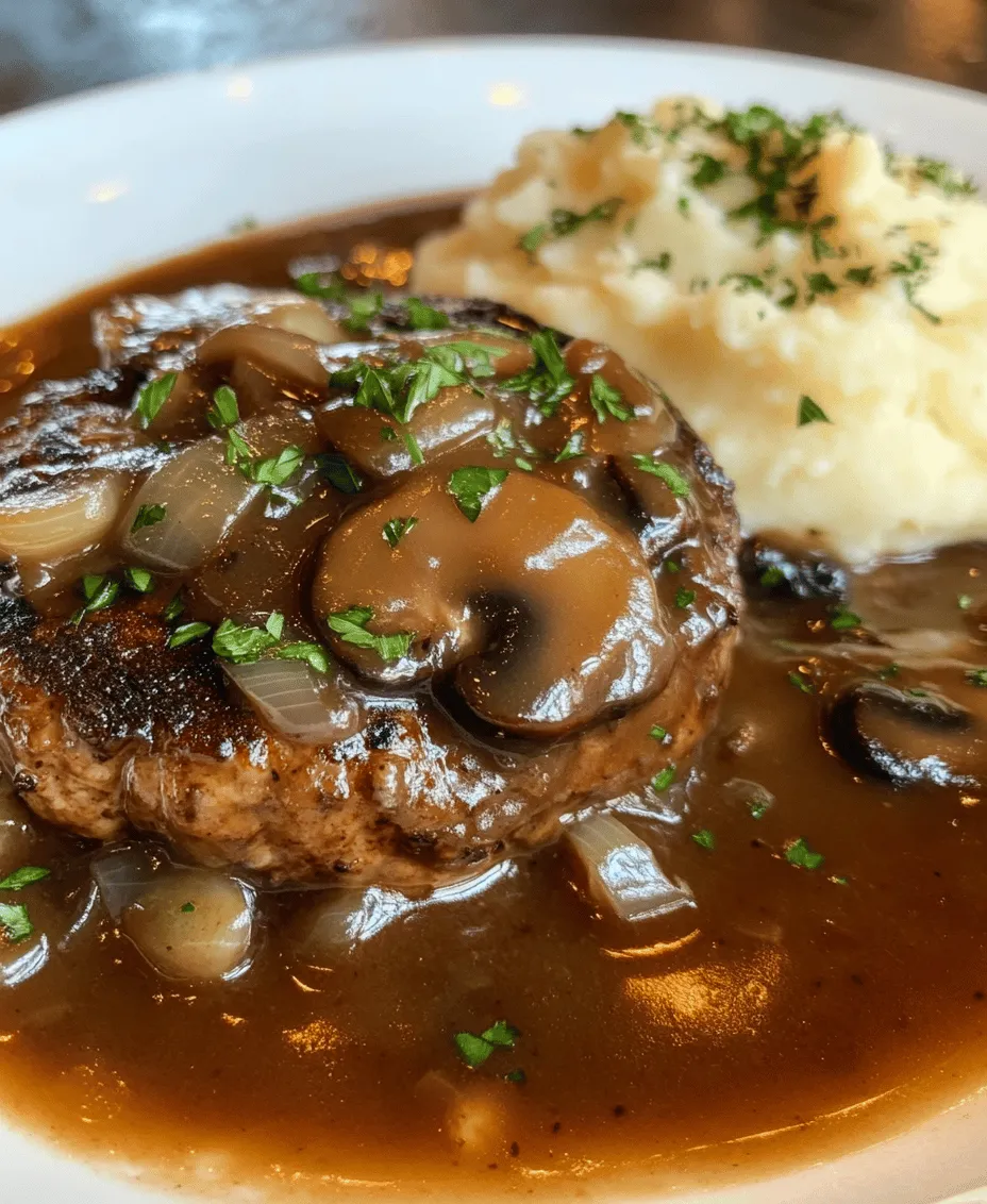 Salisbury steak is a classic comfort food that brings warmth and nostalgia to the dinner table. This hearty dish, often accompanied by rich gravy and served alongside mashed potatoes or roasted vegetables, is not only delicious but also easy to prepare. In this article, we will delve into the art of making Salisbury Steak & Gravy Delight. We will explore its origins, the ingredients that make it special, and provide a step-by-step guide to creating this mouthwatering meal. Whether you're looking to impress guests or simply enjoy a cozy night in, this recipe is sure to satisfy.