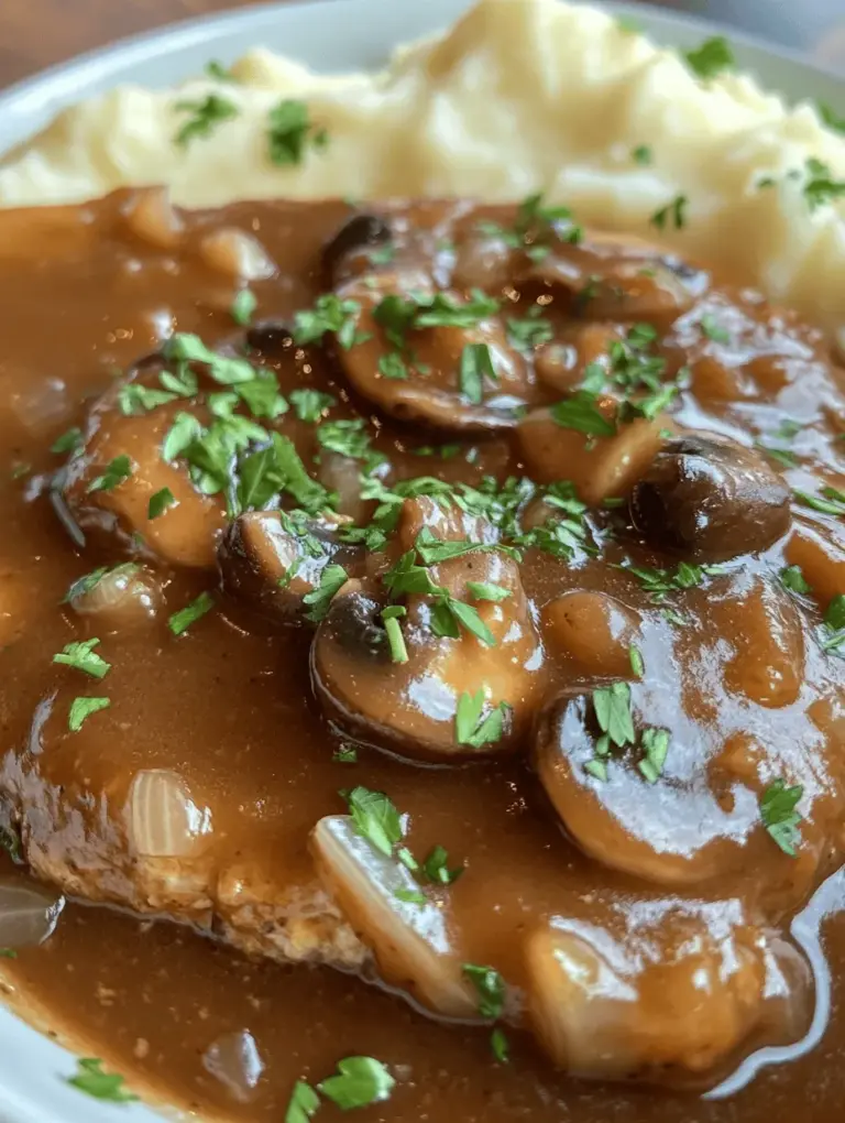 Salisbury steak is a classic comfort food that brings warmth and nostalgia to the dinner table. This hearty dish, often accompanied by rich gravy and served alongside mashed potatoes or roasted vegetables, is not only delicious but also easy to prepare. In this article, we will delve into the art of making Salisbury Steak & Gravy Delight. We will explore its origins, the ingredients that make it special, and provide a step-by-step guide to creating this mouthwatering meal. Whether you're looking to impress guests or simply enjoy a cozy night in, this recipe is sure to satisfy.