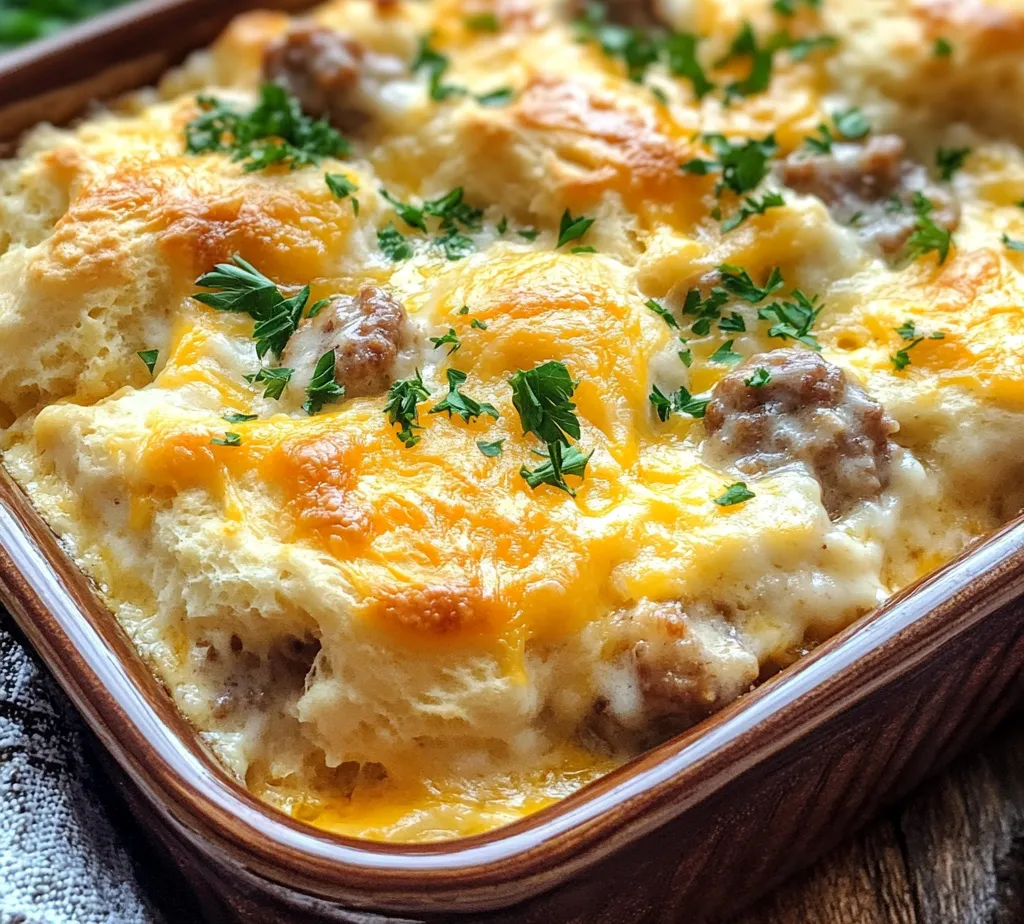 To create the perfect Easy Biscuits and Gravy Breakfast Casserole, it's essential to understand the role of each ingredient and how they come together to form this mouthwatering dish. Below, we explore the key components that make up this delightful casserole: