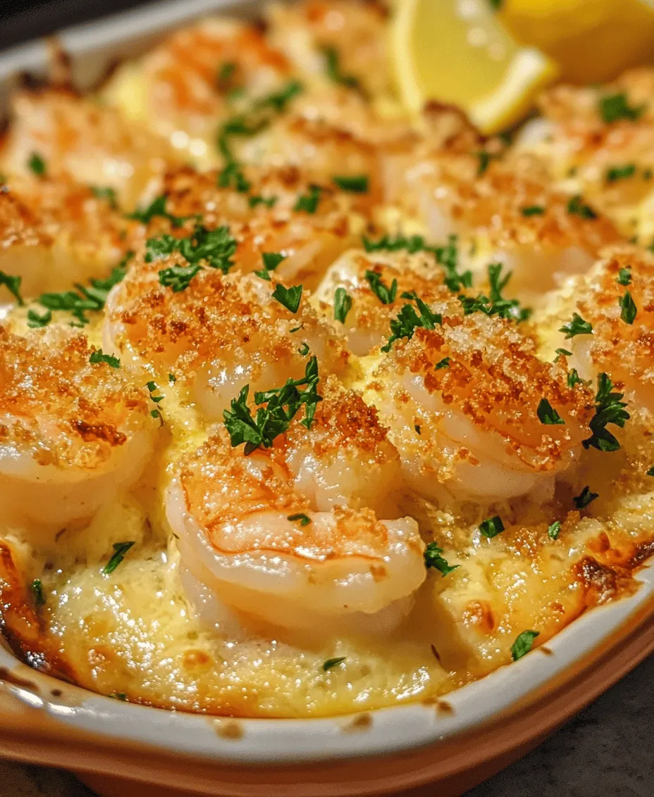 To truly appreciate the depth of flavor in Savory Garlic Shrimp Gratin, it’s crucial to understand the role of each ingredient. The harmonious combination of shrimp, garlic, cream, cheese, breadcrumbs, and seasonings creates a dish that is both comforting and sophisticated.