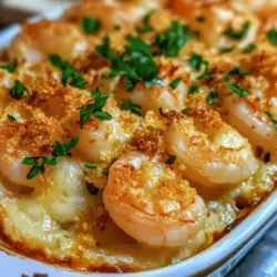 To truly appreciate the depth of flavor in Savory Garlic Shrimp Gratin, it’s crucial to understand the role of each ingredient. The harmonious combination of shrimp, garlic, cream, cheese, breadcrumbs, and seasonings creates a dish that is both comforting and sophisticated.