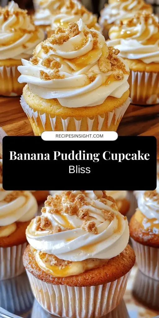 Discover the ultimate dessert with our Banana Pudding Cupcakes featuring a tasty caramelized banana filling! These cupcakes beautifully combine fluffy banana-flavored cake, rich caramelized bananas, and a creamy banana pudding frosting. Perfect for celebrations or a sweet treat at home, these delightful cupcakes are sure to impress your family and friends. Click through for the full recipe and step-by-step guide to create your own indulgent batch!