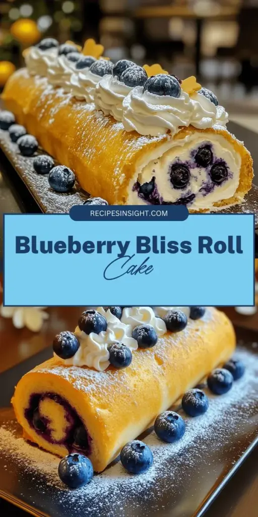 Indulge in the delightful flavors of a Blueberry Roll Cake that’s perfect for any celebration! This recipe combines fresh blueberries with a light, fluffy sponge cake, creating a beautiful dessert that will impress your guests. Learn how to craft this sweet treat step-by-step, from making the blueberry filling to whipping the cream topping. Click through to discover easy tips and variations for your own delicious Blueberry Roll Cake, and elevate your dessert game today!