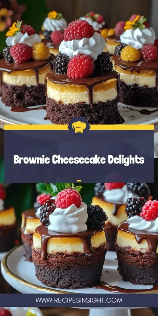 Indulge in the ultimate dessert experience with Brownie Bottom Mini Cheesecakes! These delicious treats combine a fudgy brownie base with a creamy cheesecake topping, creating a perfect balance of flavors that will wow your taste buds. Whether for a party or a cozy night in, these mini cheesecakes are a crowd favorite. Click through to discover the step-by-step recipe and tips for making this irresistible dessert a staple in your kitchen!