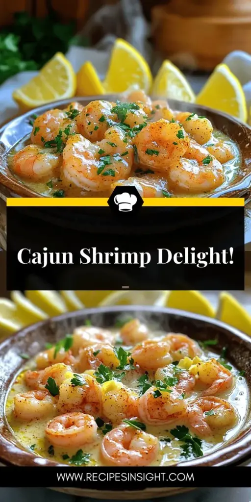 Experience the vibrant flavors of Cajun cuisine with this easy-to-follow Cajun Shrimp Bliss with Garlic Butter Sauce recipe. Perfect for any occasion, this dish combines succulent shrimp and a rich garlic butter sauce infused with bold Cajun spices. Ready in minutes, it's a delightful meal that will impress family and friends. Click through to explore the full recipe and elevate your cooking game with this mouthwatering Cajun favorite!