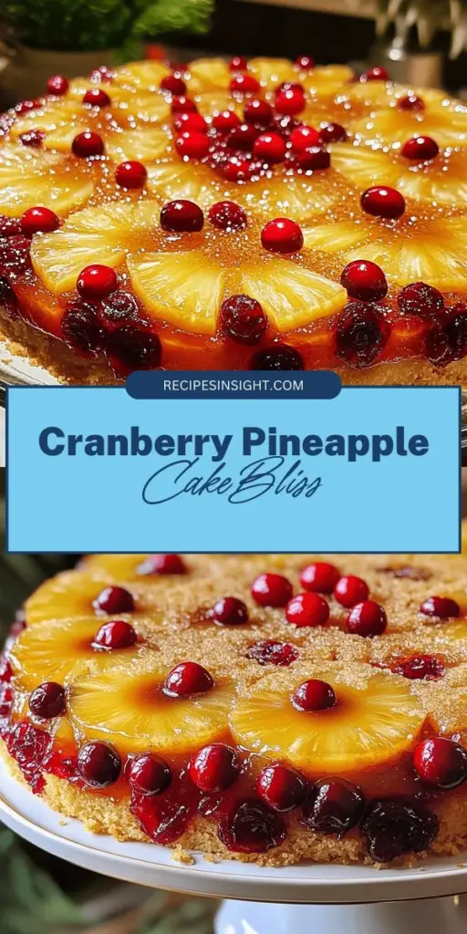 Discover the delectable Cranberry Pineapple Upside-Down Delight that elevates classic dessert to new heights. This stunning cake combines tart cranberries and sweet pineapple, creating a vibrant flavor explosion. Dive into our article to explore its fascinating history, essential ingredients, and a step-by-step guide that makes baking a breeze. Don’t miss out on this delicious twist—click to learn how to create this beautiful centerpiece for your next gathering!