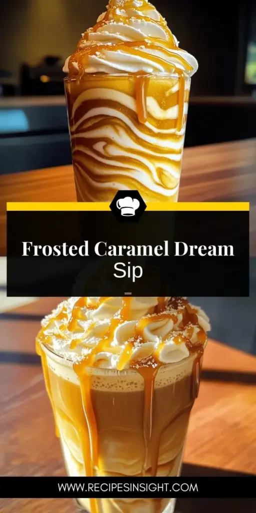 Experience the bliss of creating your own Frosted Caramel Dream Frappuccino at home! This delightful coffee treat combines rich coffee, creamy textures, and luscious caramel for an irresistible flavor that refreshes and indulges. Perfect for summer days or as a special dessert, this recipe allows for easy customization to suit your taste. Ready to elevate your coffee game? Click through for step-by-step instructions and tips!