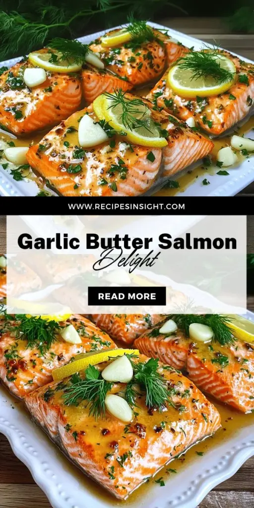 Discover the Best Garlic Butter Baked Salmon recipe that combines simplicity and gourmet flavor for an unforgettable meal. This dish features succulent salmon fillets coated in a rich garlic butter sauce, brightened with fresh lemon and herbs. Perfect for impressing guests or a quick weeknight dinner, it's both nutritious and satisfying. Don’t miss out on creating this mouthwatering recipe—click through to explore detailed steps and tips to elevate your dining experience!