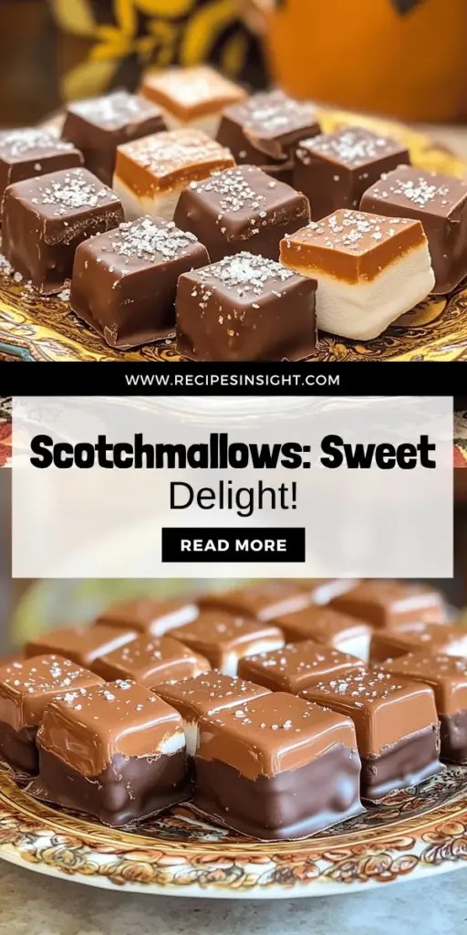 Indulge in the sweetness of an easy Scotchmallows recipe that combines fluffy marshmallows with rich chocolate and a hint of sea salt. Perfect for celebrations, gifts, or a cozy treat at home, these delightful confections are simple to make and sure to impress. Discover the history, ingredients, and step-by-step instructions to create your own batch of Scotchmallows. Click through to explore the full recipe and satisfy your sweet tooth today!