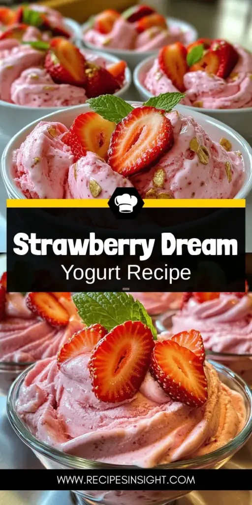 Indulge in a guilt-free dessert with our Strawberry Dream Frozen Yogurt recipe! This delightful frozen treat combines creamy Greek yogurt and fresh strawberries for a refreshing, healthy indulgence. Learn how to easily make this mouthwatering dessert at home, controlling the ingredients and sweetness to suit your taste. Don't miss out on discovering blissful flavors and simple steps to create your own Strawberry Dream Frozen Yogurt today! Click to explore the recipes now!