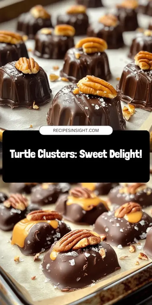 Indulge your sweet tooth with homemade chocolate caramel and pecan turtle clusters! This delightful treat blends rich chocolate, gooey caramel, and crunchy pecans, creating a perfect harmony of flavors. Follow our easy recipe and impress your family and friends with these nostalgic confections, perfect for any occasion. Click through to explore the step-by-step guide and elevate your dessert game with this sweet indulgence!