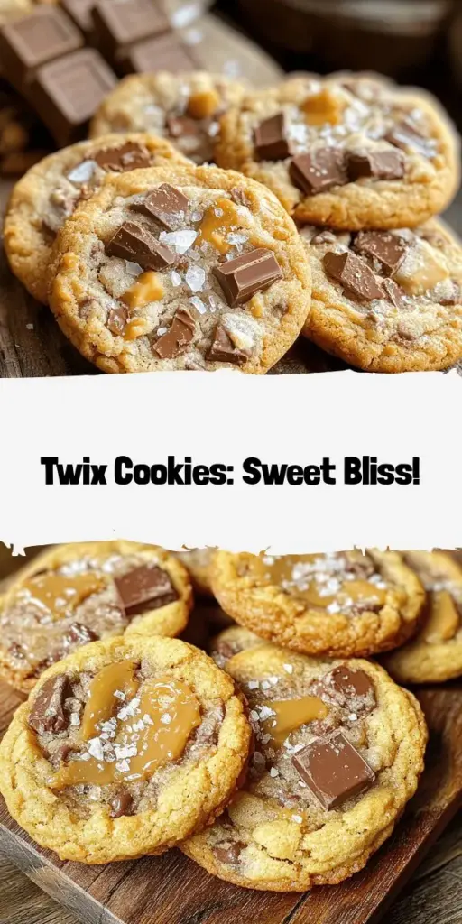 Satisfy your sweet cravings with the indulgent Twix Cookies Delight recipe! This delicious treat combines chocolate, caramel, and buttery cookie goodness, perfect for any occasion. Easy to make and customizable, these cookies will impress your family and friends with their unique flavor and texture. Get ready to elevate your dessert game—click through to explore the full recipe and start your baking adventure today!