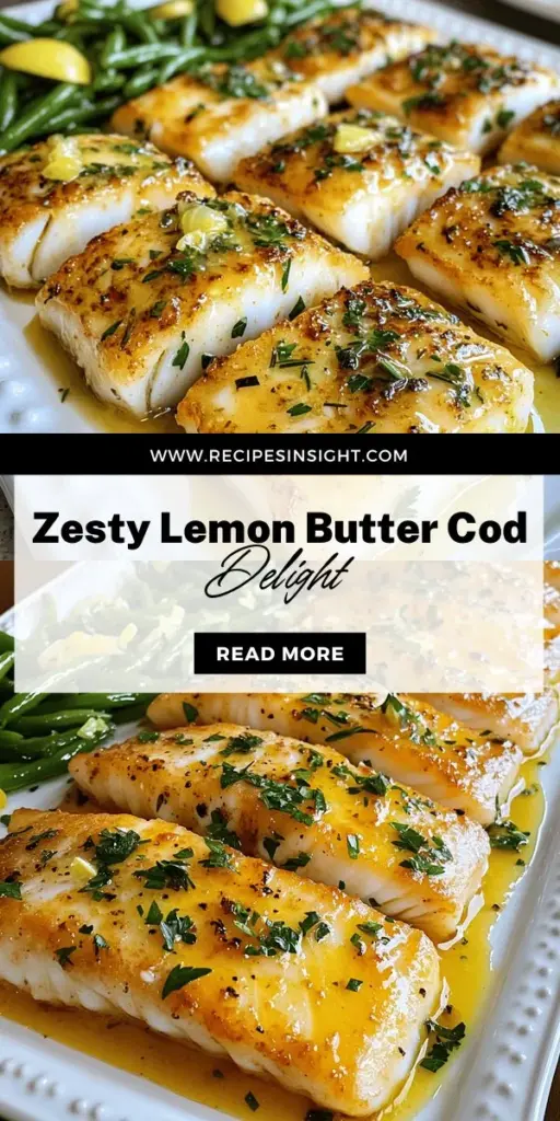 Discover the delightful flavors of Lemon Butter Sautéed Cod, a quick and healthy dish perfect for busy weeknights! This recipe marries flaky cod with a zesty lemon butter sauce that enhances its natural flavors, making it a nutritious and satisfying meal. In under 30 minutes, you can impress your family or guests with this elegant dish. Click through to explore the full recipe and uncover tips for the perfect sautéed cod that's sure to become a favorite!