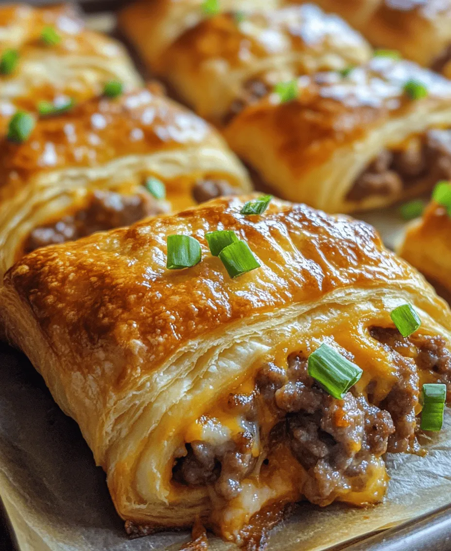 Breakfast Sausage Crescent Rolls are a culinary delight that brings together a variety of flavors and textures, making them a beloved choice for many. The appeal of this dish lies in its perfect fusion of flavors: the savory goodness of sausage, the creamy melt of cheese, and the light, flaky texture of crescent pastry. Together, they create a breakfast experience that tantalizes the taste buds and leaves you craving more.