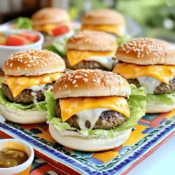 To create the ultimate Mini Big Mac Cheeseburgers, each ingredient plays a crucial role in achieving the perfect balance of flavor and texture. Let’s delve into the importance of each component of this delicious recipe.