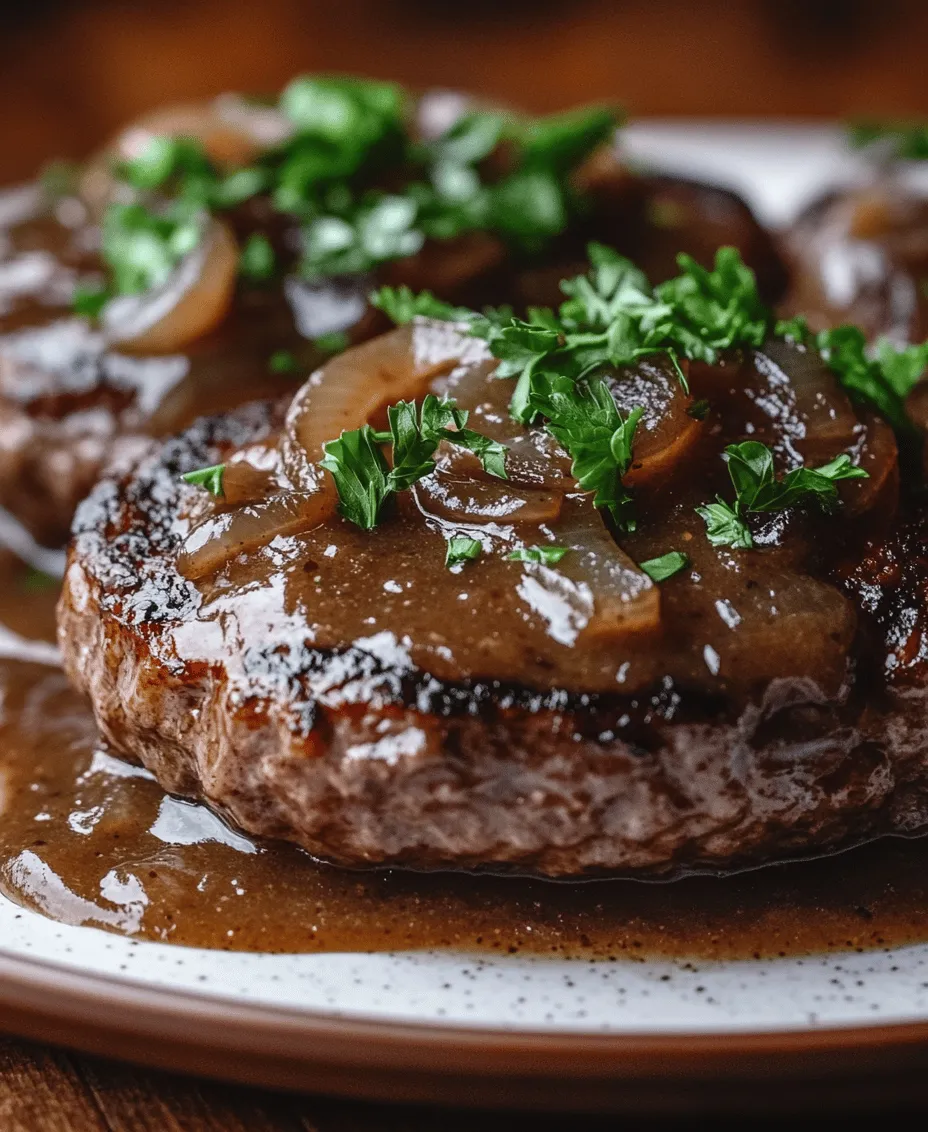 Hamburger steaks have long been a cherished staple of home-cooked meals, providing a delightful combination of savory beef flavors paired with rich, comforting sauces. This Juicy Hamburger Steak with Savory Onion Gravy recipe is a perfect example of how simple ingredients can come together to create a satisfying dish that evokes nostalgia and comfort. Whether you grew up savoring this dish or are trying it for the first time, it promises a hearty meal that can be prepared in just 30 minutes. In this article, we will delve into the steps for creating this delicious hamburger steak, explore its comforting historical roots, and provide insights into the quality ingredients that contribute to its remarkable flavor.