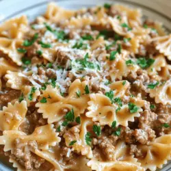 When it comes to comfort food, few dishes can compete with a hearty pasta meal. One such dish that embodies the essence of comfort is the Creamy Bowtie Beef Delight. This dish, with its delightful blend of bowtie pasta and savory ground beef enveloped in a rich, creamy sauce, is sure to satisfy any hunger pang and warm the soul. As you dive into this recipe, you’ll discover not only how to create a satisfying meal but also why creamy pasta dishes hold a special place in our hearts and kitchens.