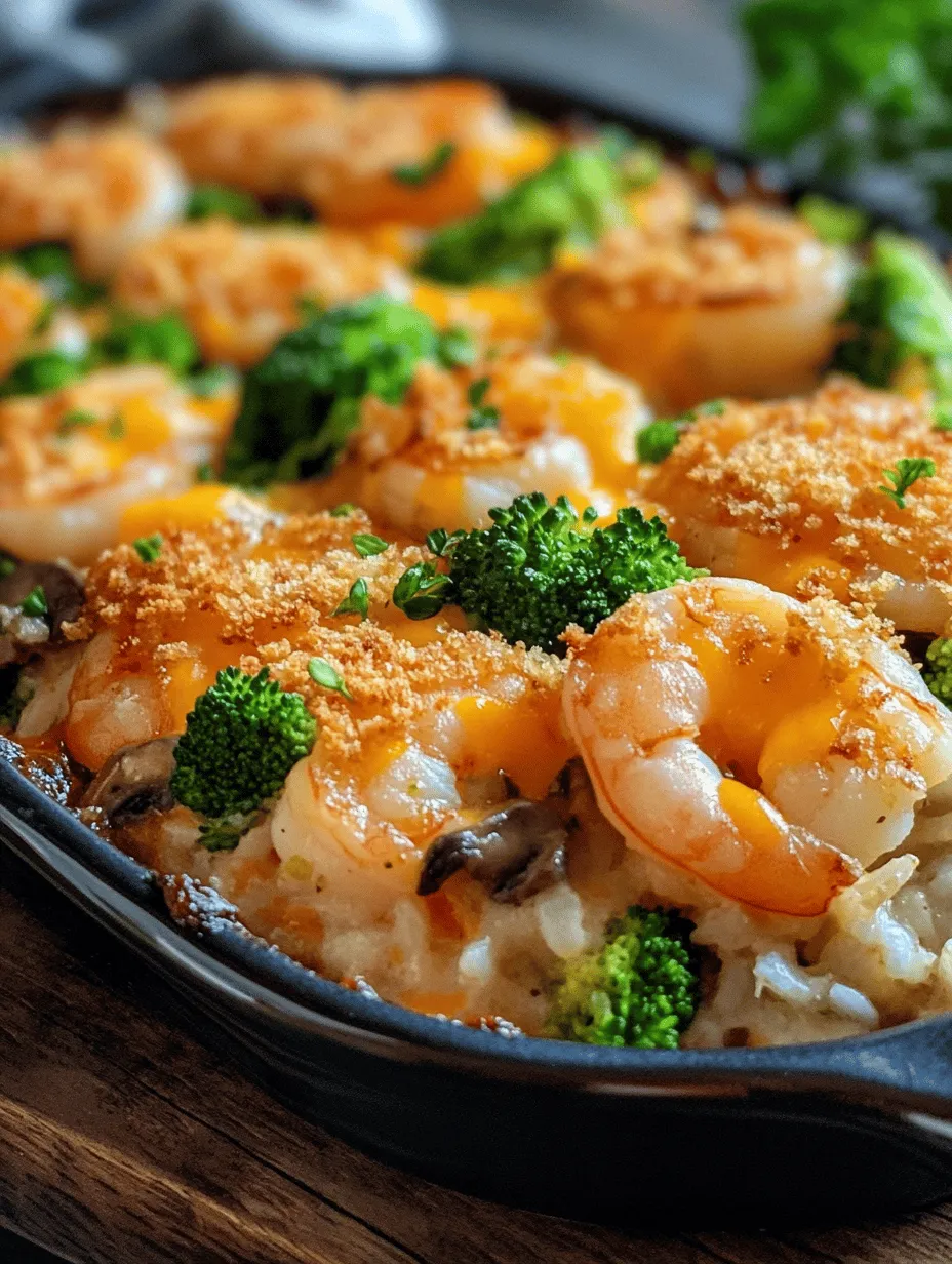 If you're seeking a dish that perfectly balances flavor, comfort, and ease of preparation, look no further than Baked Shrimp Casserole with Buttery Crumb Topping. This exquisite casserole captures the essence of coastal cuisine, bringing together succulent shrimp, fresh vegetables, and a creamy sauce all topped with a deliciously crunchy panko breadcrumb crust. Whether you're hosting a family gathering, planning a cozy weeknight dinner, or simply craving a hearty meal, this casserole is sure to impress.