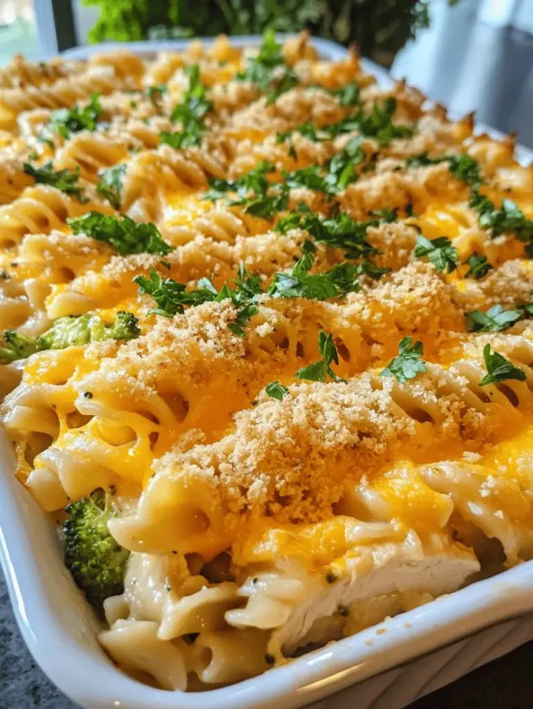 To truly appreciate the Cheesy Broccoli Chicken Noodle Delight, it’s essential to understand the key ingredients that contribute to the dish’s deliciousness and nutritional value. Here’s a closer look at what makes this recipe so special.