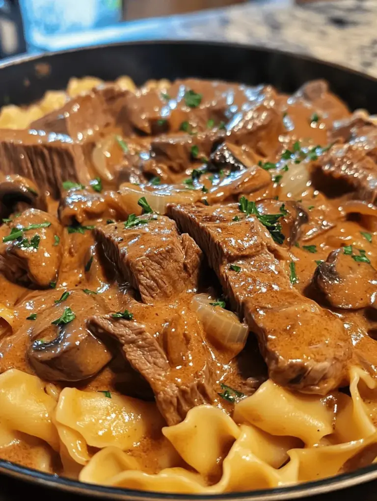 Beef stroganoff is a dish that has stood the test of time, captivating the hearts (and stomachs) of food lovers around the world. Originating from Russia in the 19th century, this classic comfort food has evolved into a beloved staple in many households. Creamy, rich, and filled with tender strips of beef, stroganoff offers a delightful blend of flavors that makes it perfect for cozy dinners and family gatherings alike.