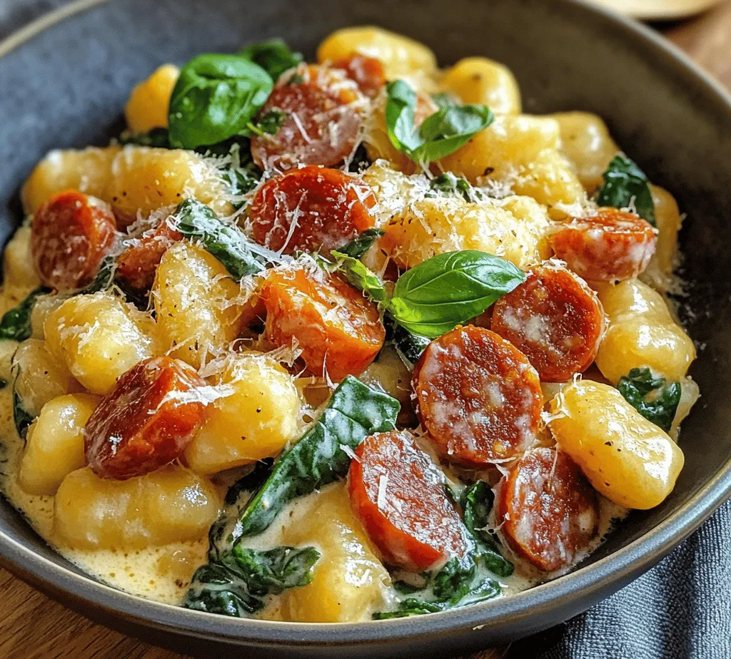 If you're looking for a comforting, flavorful meal that delights the senses, creamy chorizo gnocchi should be at the top of your list. This dish combines the pillowy softness of gnocchi with the rich, smoky flavor of chorizo, all enveloped in a luscious cream sauce. Perfect for a weeknight dinner or a special occasion, this recipe is sure to impress with its harmony of textures and tastes.