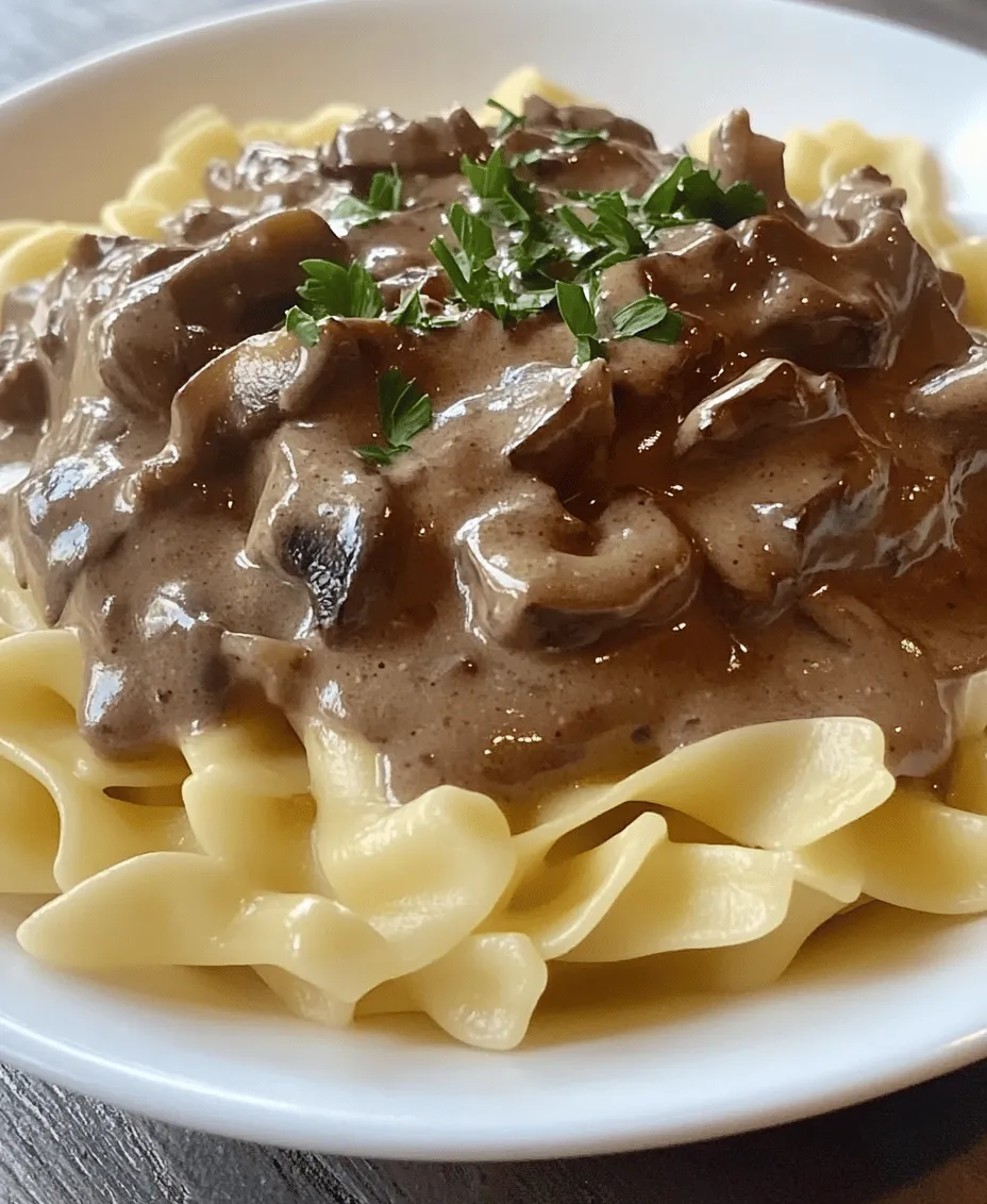 When it comes to comfort food, few dishes can rival the warm embrace of Beef Stroganoff. This classic recipe, known for its creamy texture and savory flavors, has been a staple in kitchens around the world for generations. Originating from Russia, Beef Stroganoff has made its way into homes across various cultures, each adding its own twist to the beloved dish. The combination of tender beef, rich sauce, and hearty noodles creates a meal that not only satisfies cravings but also brings families together around the dinner table.