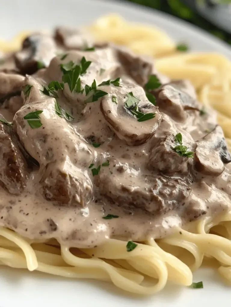 When it comes to comfort food, few dishes can rival the warm embrace of Beef Stroganoff. This classic recipe, known for its creamy texture and savory flavors, has been a staple in kitchens around the world for generations. Originating from Russia, Beef Stroganoff has made its way into homes across various cultures, each adding its own twist to the beloved dish. The combination of tender beef, rich sauce, and hearty noodles creates a meal that not only satisfies cravings but also brings families together around the dinner table.