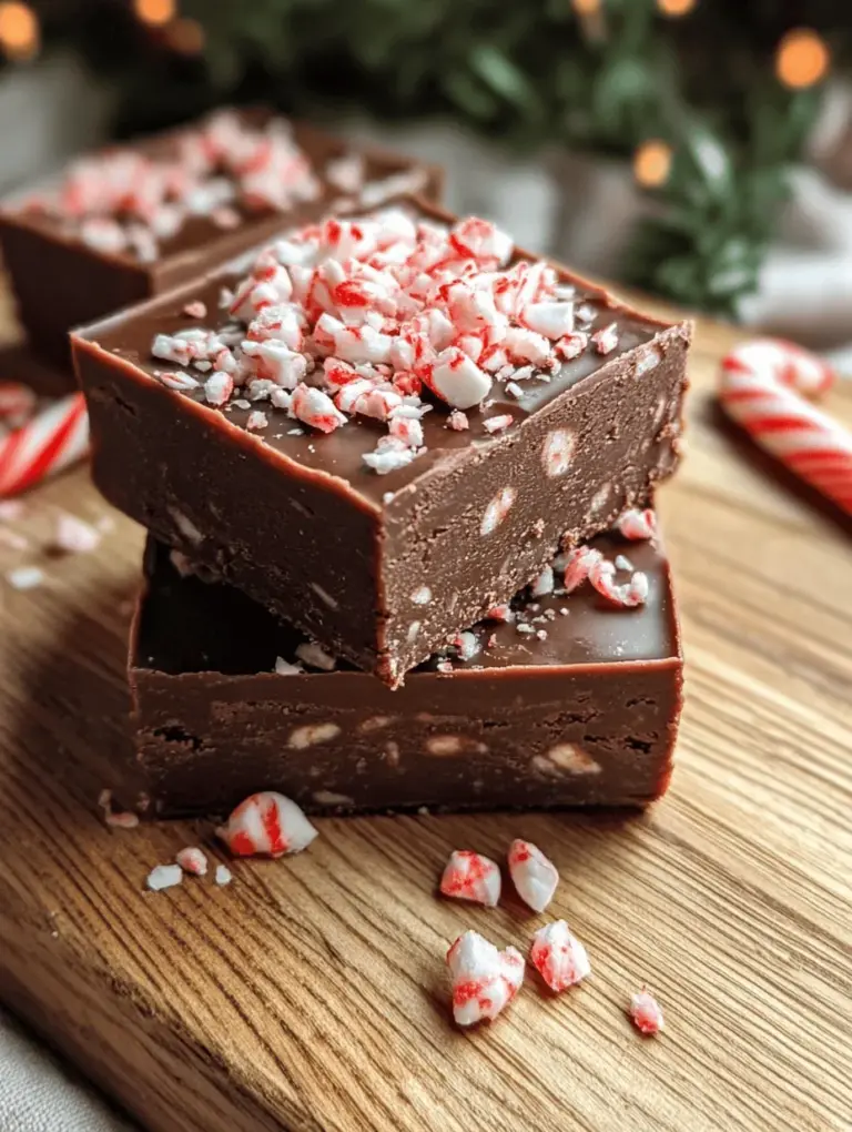 As the holiday season approaches, the air fills with the delightful scents of spices, baked goods, and sweet treats. Among these festive favorites is peppermint fudge, a classic confection that captures the essence of the holidays in every bite. This creamy, rich dessert is not only a staple at holiday gatherings but also makes for an excellent homemade gift for friends and family. Whether you plan to serve it at parties, share it as a thoughtful present, or indulge in its rich flavors yourself, Peppermint Fudge Delight is a must-try recipe that will surely become a cherished tradition.