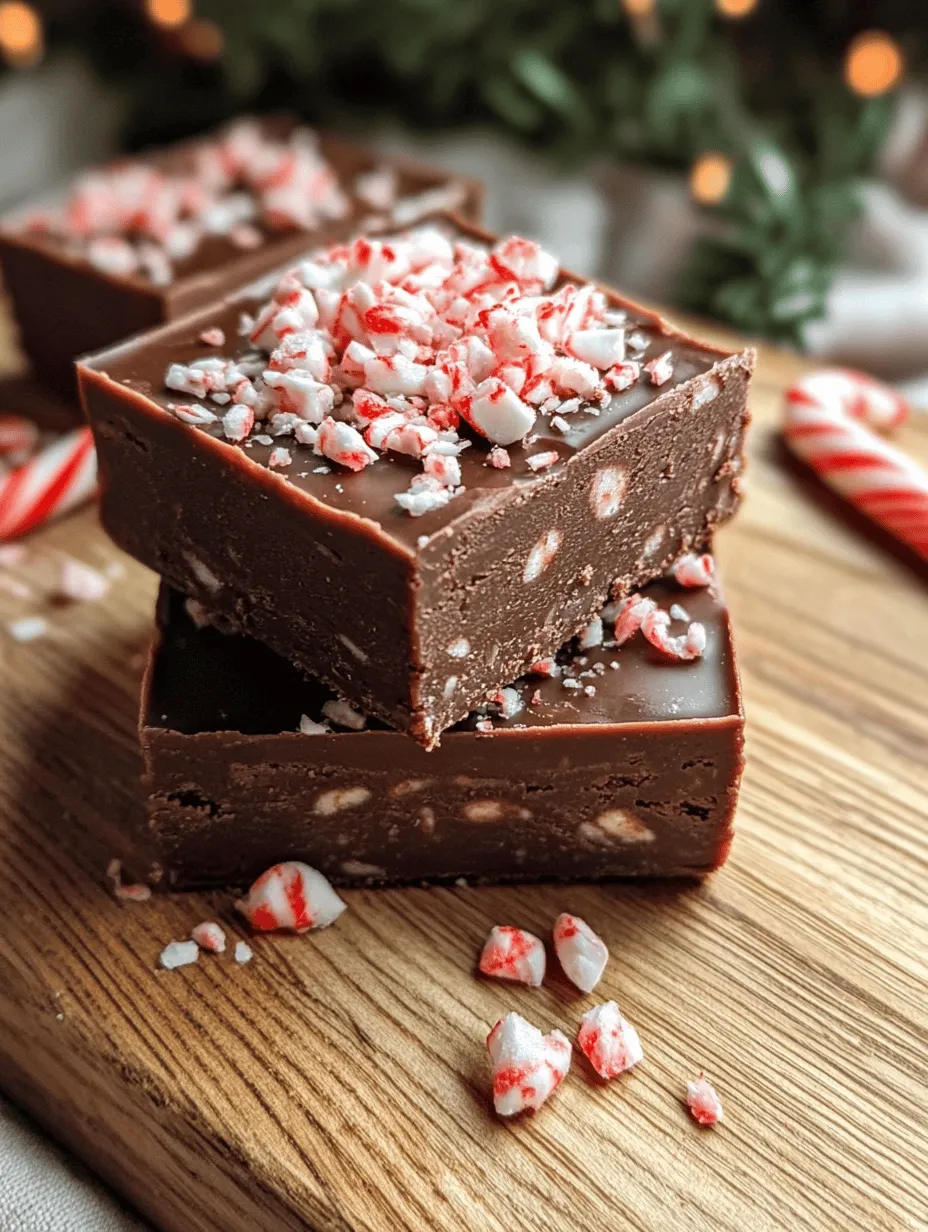 As the holiday season approaches, the air fills with the delightful scents of spices, baked goods, and sweet treats. Among these festive favorites is peppermint fudge, a classic confection that captures the essence of the holidays in every bite. This creamy, rich dessert is not only a staple at holiday gatherings but also makes for an excellent homemade gift for friends and family. Whether you plan to serve it at parties, share it as a thoughtful present, or indulge in its rich flavors yourself, Peppermint Fudge Delight is a must-try recipe that will surely become a cherished tradition.