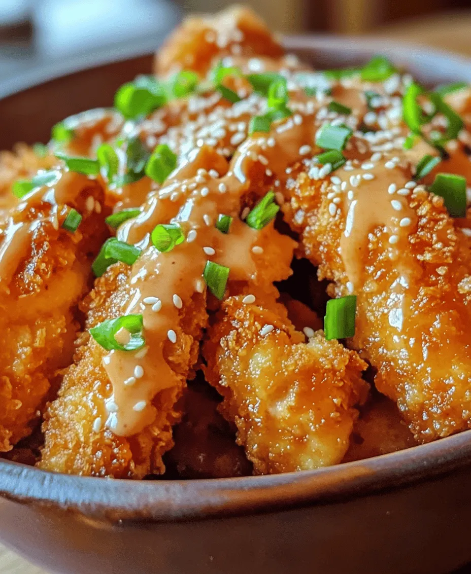 If you’re a fan of bold flavors and irresistible crunch, then Bang Bang Chicken is likely on your culinary radar. This dish has gained immense popularity in recent years, not just for its mouthwatering flavor but also for its satisfying texture. Imagine succulent pieces of chicken, perfectly fried to a golden crisp, then generously coated in a creamy, spicy sauce that awakens your taste buds. It's no wonder that Bang Bang Chicken has become a favorite at restaurants and in homes alike.