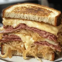 The Grilled Reuben Sandwich is more than just a meal; it's a beloved classic that captures the essence of comfort food. With its rich flavors and hearty ingredients, this sandwich has become a staple in American cuisine, cherished by many for its satisfying taste and the nostalgia it evokes. Imagine biting into crispy rye bread, revealing a luscious blend of corned beef, tangy sauerkraut, melted Swiss cheese, and a zesty dressing—each component harmonizing beautifully to create an unforgettable experience.