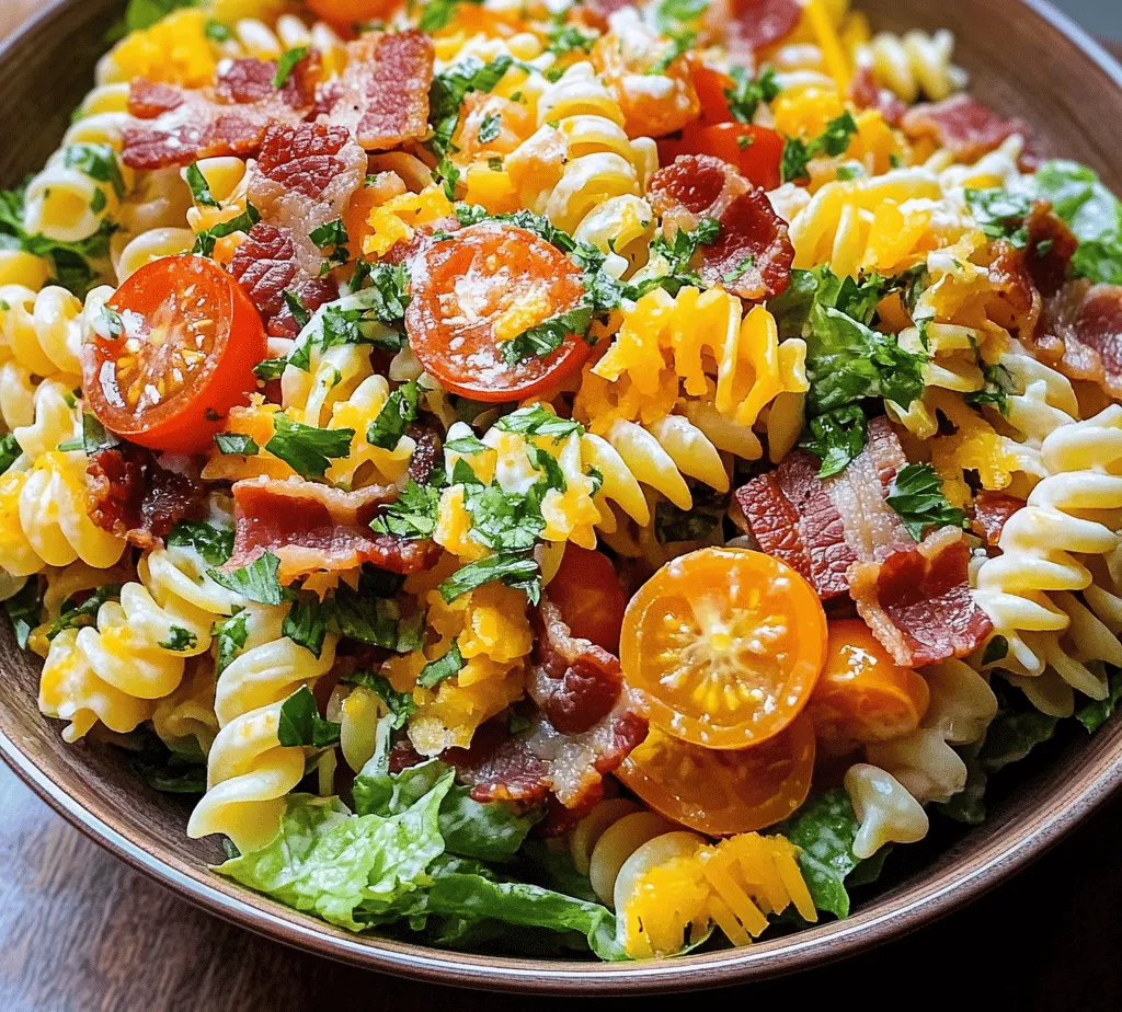 Welcome to the delightful world of pasta salads! Among the countless variations, one stands out for its unique blend of flavors and textures: the BLT Pasta Salad. This tantalizing dish takes the beloved components of a classic bacon, lettuce, and tomato sandwich and transforms them into a refreshing pasta salad that is perfect for any occasion. Whether you're hosting a summer barbecue, attending a picnic, or simply looking for an easy dinner option, this salad is sure to impress.