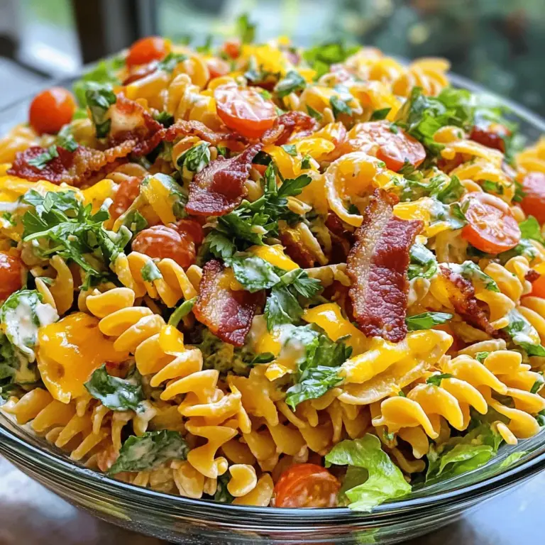 Welcome to the delightful world of pasta salads! Among the countless variations, one stands out for its unique blend of flavors and textures: the BLT Pasta Salad. This tantalizing dish takes the beloved components of a classic bacon, lettuce, and tomato sandwich and transforms them into a refreshing pasta salad that is perfect for any occasion. Whether you're hosting a summer barbecue, attending a picnic, or simply looking for an easy dinner option, this salad is sure to impress.