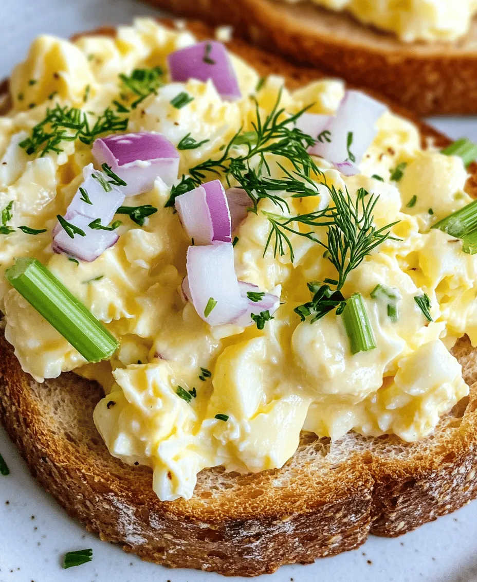 Egg salad is a classic comfort food that has graced tables and picnics across America for generations. Its creamy texture and delightful flavor make it a versatile dish that can be enjoyed on its own, spread on sandwiches, or served atop crisp greens. While it may seem simple, the quality of the ingredients and the balance of flavors are crucial in creating the perfect egg salad.