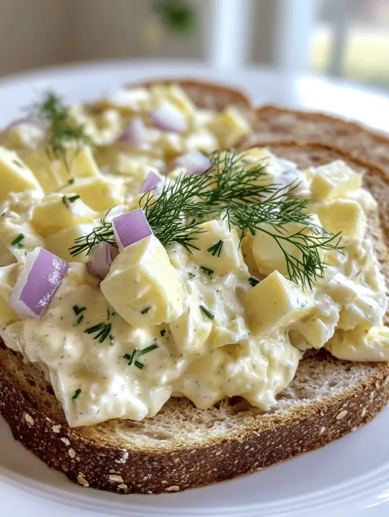 Egg salad is a classic comfort food that has graced tables and picnics across America for generations. Its creamy texture and delightful flavor make it a versatile dish that can be enjoyed on its own, spread on sandwiches, or served atop crisp greens. While it may seem simple, the quality of the ingredients and the balance of flavors are crucial in creating the perfect egg salad.