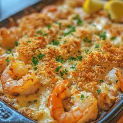 If you’re searching for a dish that beautifully combines comfort and sophistication, look no further than Garlic Shrimp Gratin. This delightful seafood dish is a true crowd-pleaser, marrying the richness of cream and cheese with the succulent flavors of shrimp and garlic. Whether you’re hosting a dinner party, celebrating a special occasion, or simply treating yourself to a comforting meal, Garlic Shrimp Gratin is an excellent choice that never disappoints.