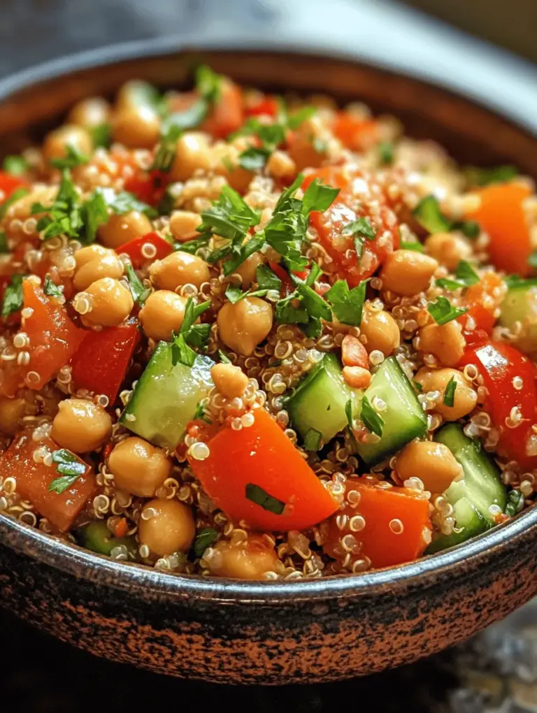 If you're on the hunt for a refreshing, nutritious dish that can easily become a staple in your kitchen, look no further than Nutty Quinoa & Chickpea Delight. This vibrant salad serves as a delightful mix of textures and flavors, making it an excellent choice for those who prioritize health without sacrificing taste. Packed with protein, fiber, and essential nutrients, this dish not only satisfies your hunger but also nourishes your body.