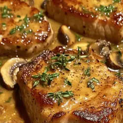 When it comes to comfort food, few dishes can rival the savory delight of pork chops topped with creamy mushroom gravy. This classic recipe encapsulates the essence of hearty home-cooked meals, combining succulent pork chops with a rich, flavorful sauce that elevates the dish to new heights. The combination of tender meat and umami-packed gravy makes this dish not only a crowd-pleaser but also a versatile option perfect for both weeknight dinners and special occasions.