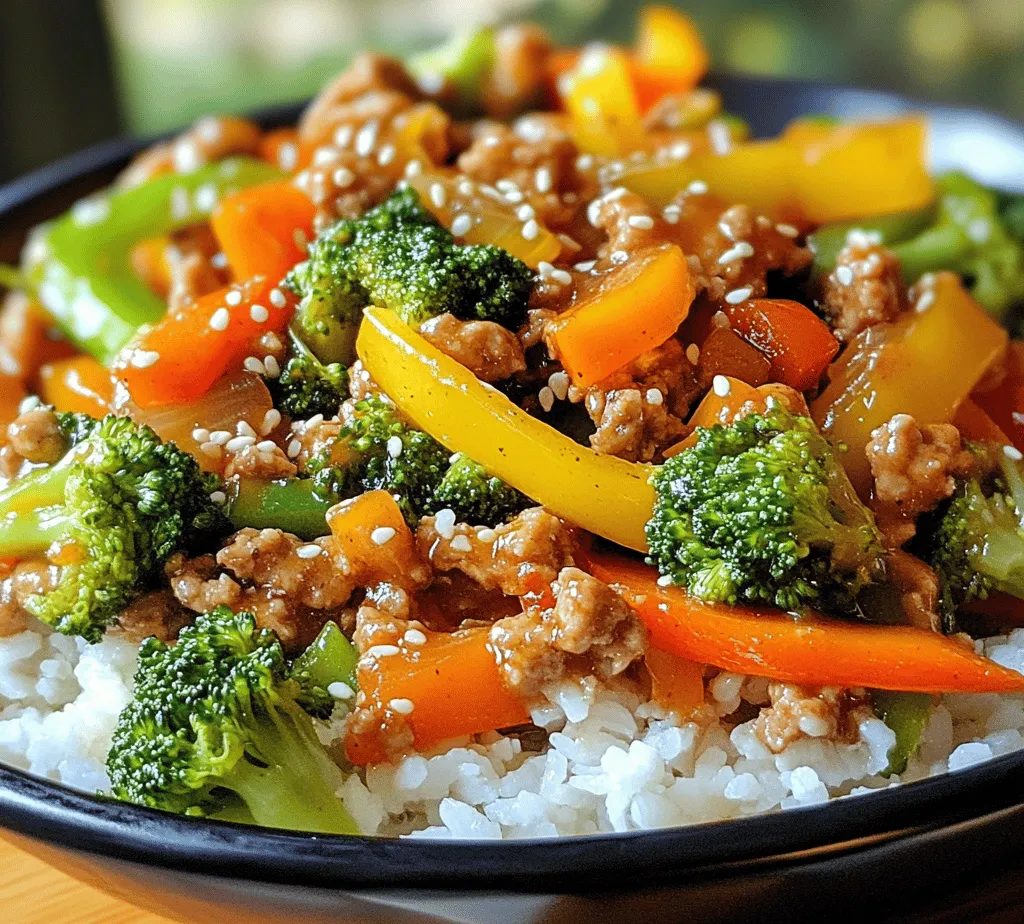 To create a delicious Ground Turkey Teriyaki Stir Fry, you need to understand the key components that make this dish both flavorful and nutritious. Let’s take a closer look at each of the main ingredients.