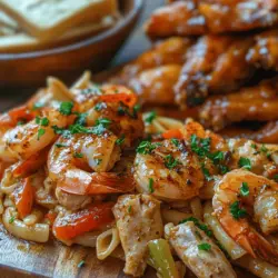 Explore the vibrant flavors of the South with our Cajun Duo Delight, a delightful combination of Cajun Chicken and Shrimp over pasta, paired with sweet and savory Honey Garlic Wings, and complemented by crispy Texas Toast. This meal is perfect for gatherings or a family dinner, providing a hearty and satisfying experience that brings everyone together around the table. In this article, we will dive into the details of each component of the dish, offering insights into the ingredients, cooking techniques, and the rich culinary heritage behind Cajun cuisine.