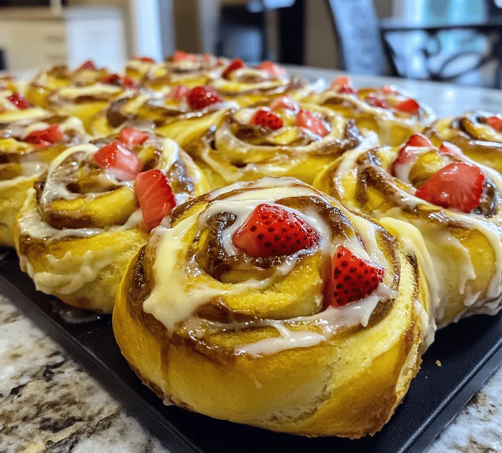 There's something undeniably delightful about the combination of sweet rolls and cheesecake, especially when strawberries are involved. Imagine biting into a soft, fluffy roll filled with a rich, creamy strawberry cheesecake filling, topped with a luscious cream cheese glaze. This recipe for Homemade Strawberry Cheesecake Sweet Rolls brings together the best of both worlds, creating a decadent treat that is sure to satisfy your cravings for something sweet and comforting.