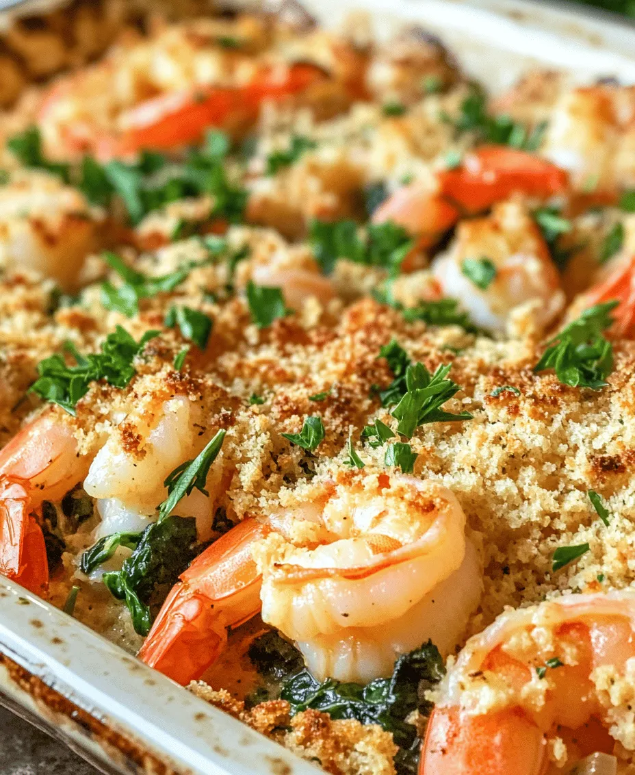 Garlic Shrimp Gratin is a classic dish that captures the essence of comfort food while showcasing the elegance of seafood. This dish is a wonderful blend of succulent shrimp, aromatic garlic, and creamy cheese, creating a rich flavor profile that is both indulgent and satisfying. The appeal of Garlic Shrimp Gratin lies not only in its delightful taste but also in its ease of preparation, making it an ideal choice for both novice cooks and seasoned chefs alike. Whether you are hosting a dinner party, celebrating a special occasion, or simply treating yourself to a gourmet meal at home, this dish is sure to impress.