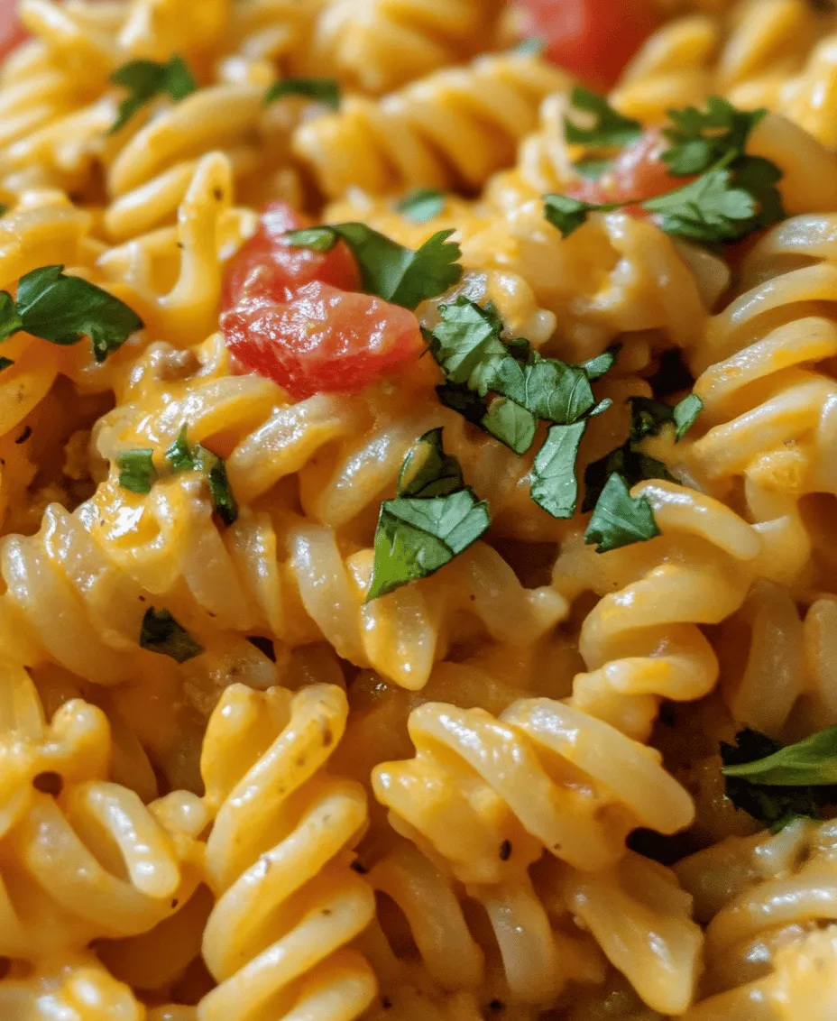 If you're on the hunt for a hearty and satisfying meal that pleases even the pickiest eaters, look no further than Cheesy Rotel Pasta with Ground Beef. This dish combines the rich flavors of seasoned ground beef, zesty Rotel tomatoes, and creamy cheeses, all enveloped in perfectly cooked pasta. It's the type of comfort food that warms your heart and fills your belly, making it an outstanding choice for family dinners, potlucks, or cozy nights in.